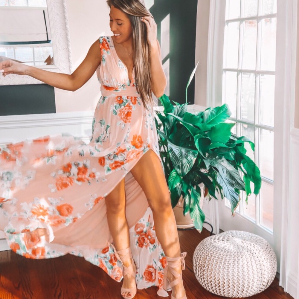 Floral maxi dress